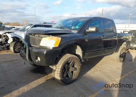 2012 Nissan Titan Sv z USA, uszkodzony, nr VIN 1N6BA0EJ1CN324232